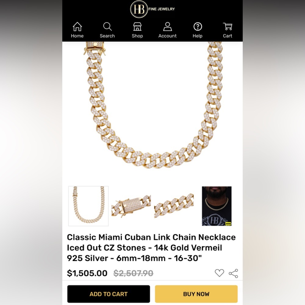 Classic Miami Cuban Link Chain